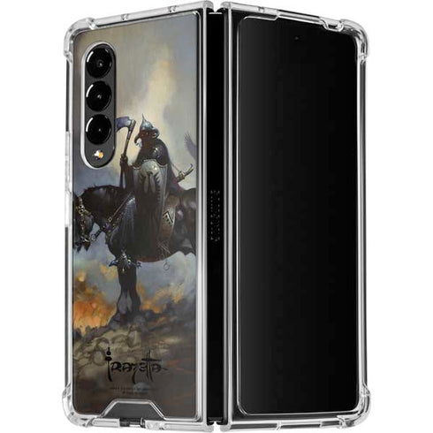 Frazetta Death Dealer on Horseback Galaxy Z Fold4 5G Clear Case